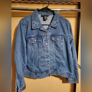 DENIM & CO Denim Jacket, Size M
